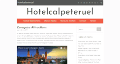 Desktop Screenshot of hotelcalpeteruel.com